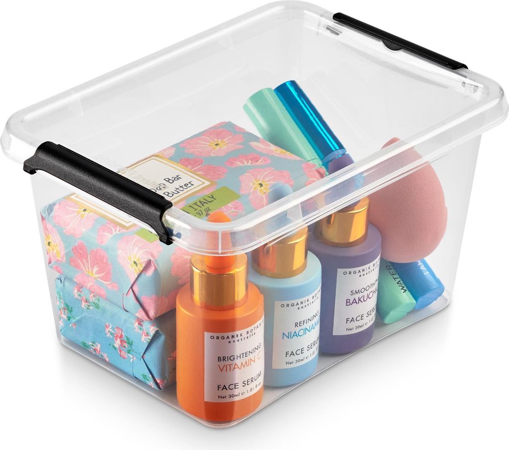 Contenitore in plastica con coperchio, organizer Immagine del prodotto 