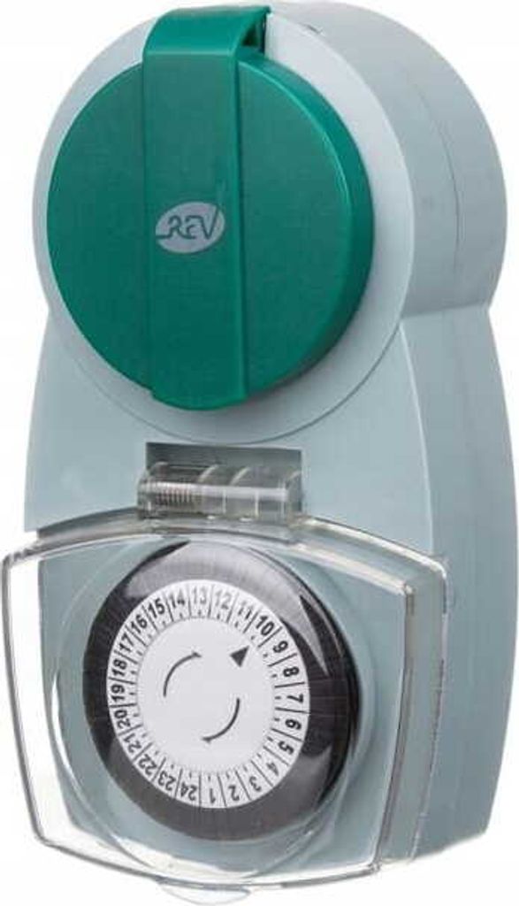 Programator czasowy mechaniczny IP44 3600W Zewnętrzny Zdjęcie produktu 