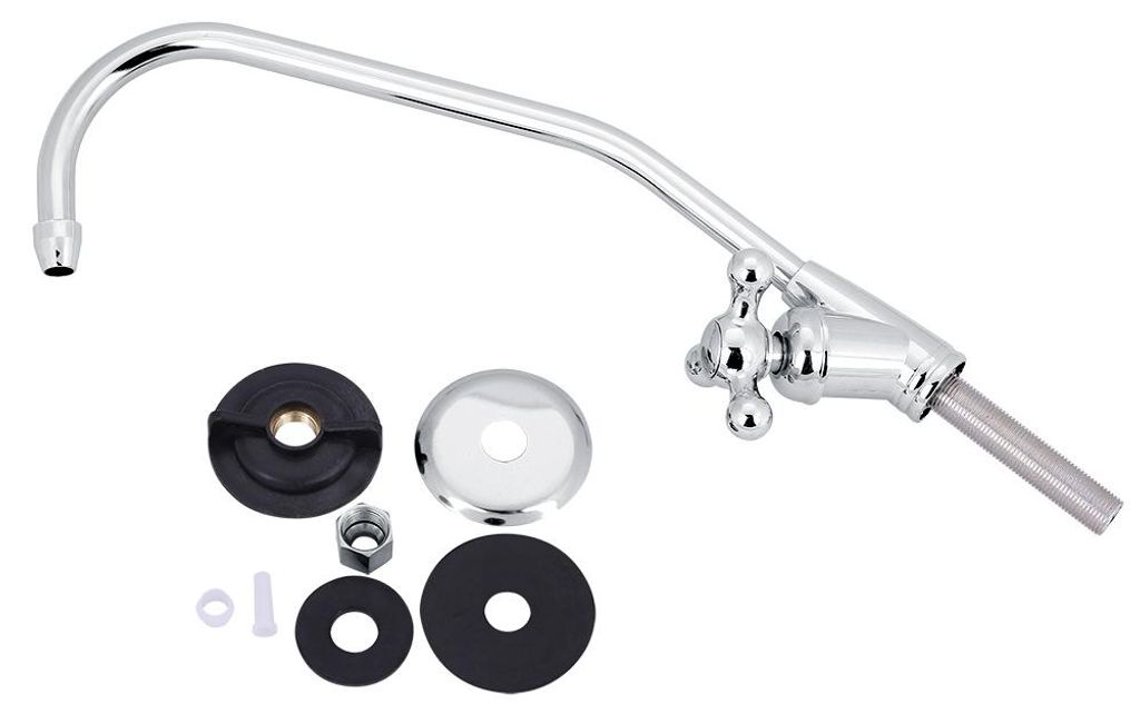 1/4'' Zinklegierung Küchenarmatur Wasserhahn Chrom Umkehrosmose RO Trinkwasserfilter