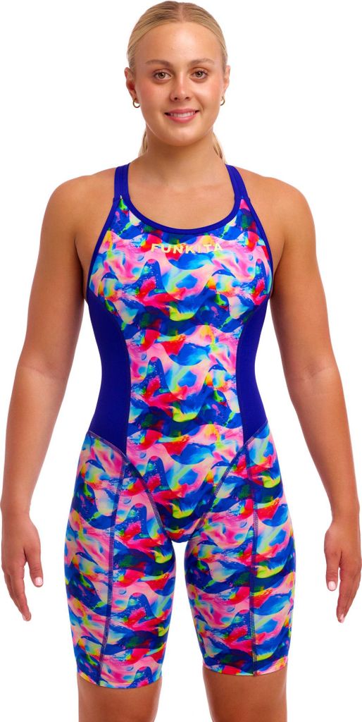 Funkita Fast Training One Piece Badeanzug Blau AUS 36 Damen Blau AUS 36