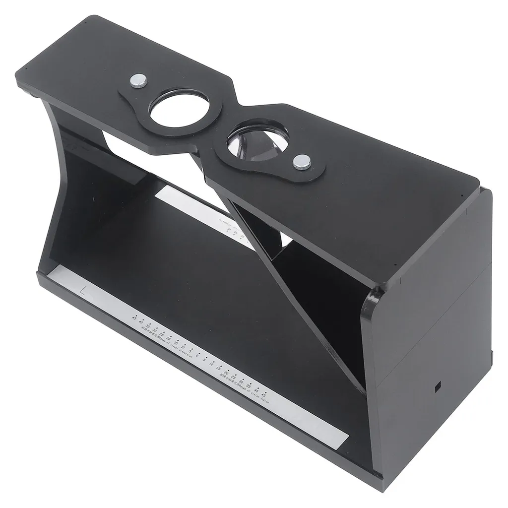 Stéréoscope professionnel réglable avec double colonne noir robuste - 19