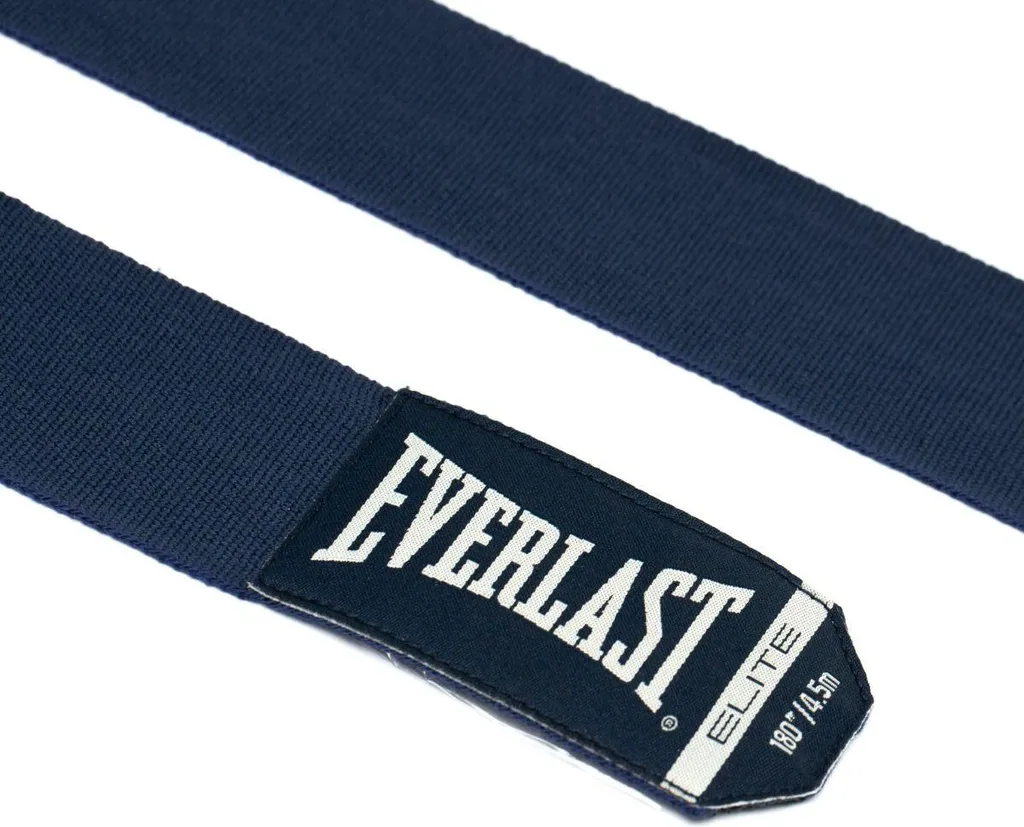 Bandes de boxe Everlast Elite Navy 457cm - Protection Mains et Poignets