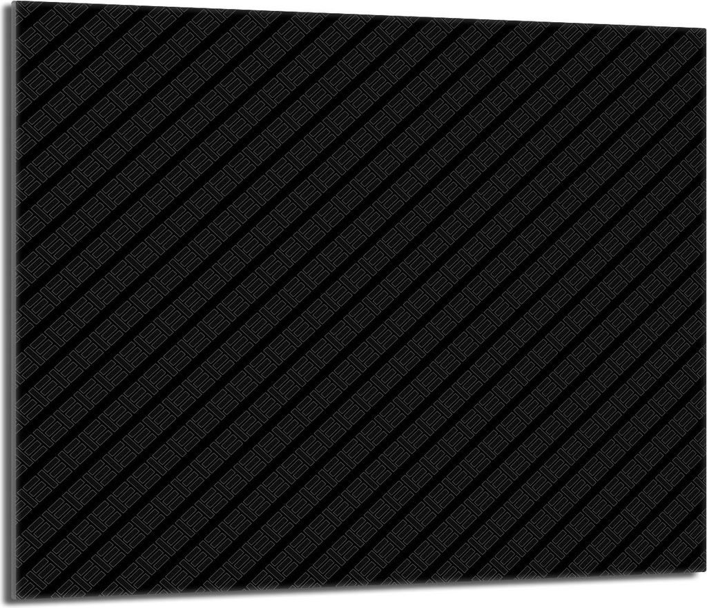 Glasschutzplatte für Herd 60x52 Schwarz