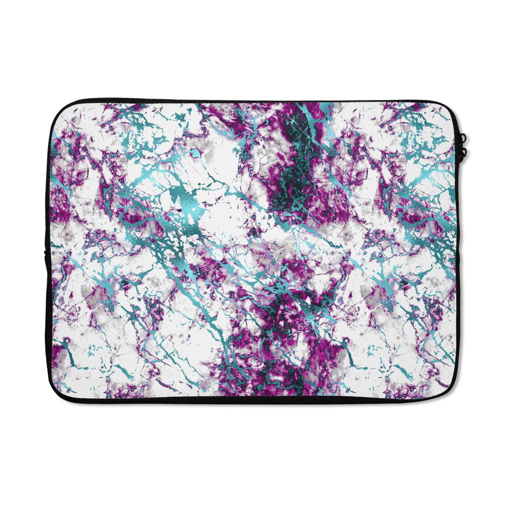 MuchoWow Laptop Hülle 14 ZollMarmor - Luxus - Design Laptoptasche - Laptoptasche - Stoßsicher - Schutzhaube