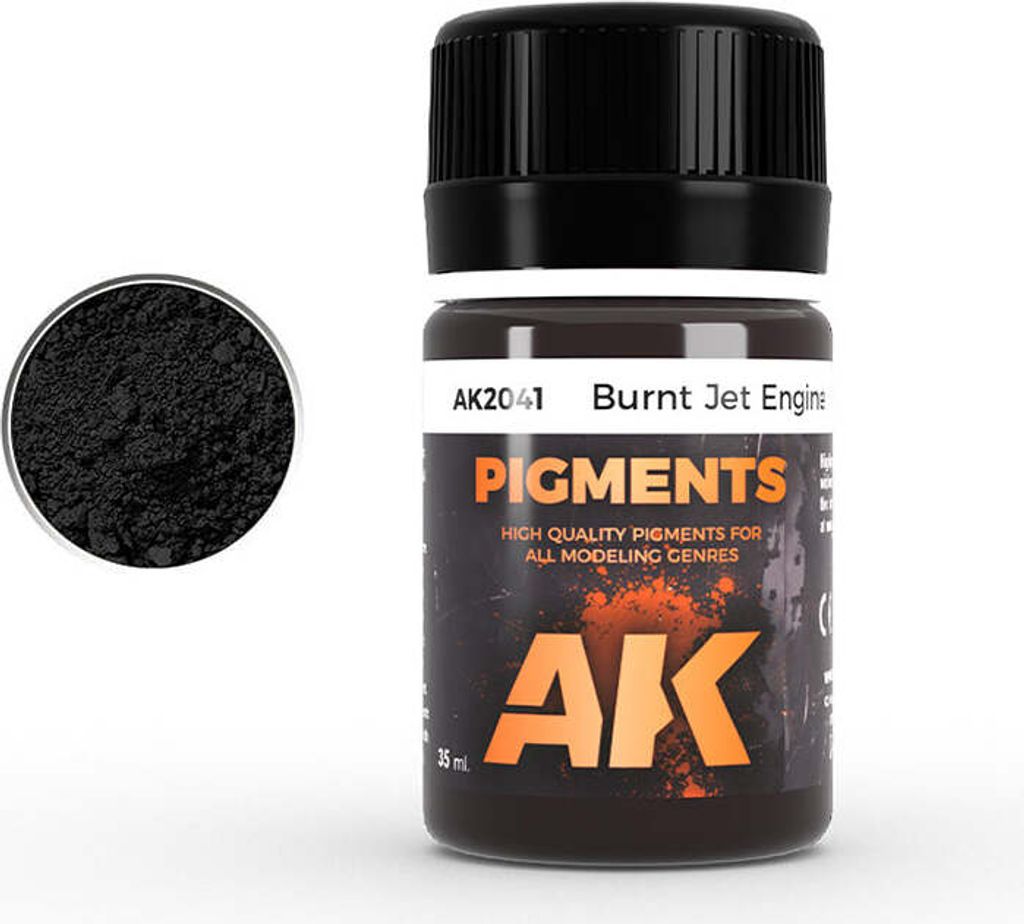AK Interactive Pigments Burnt Jet Engine