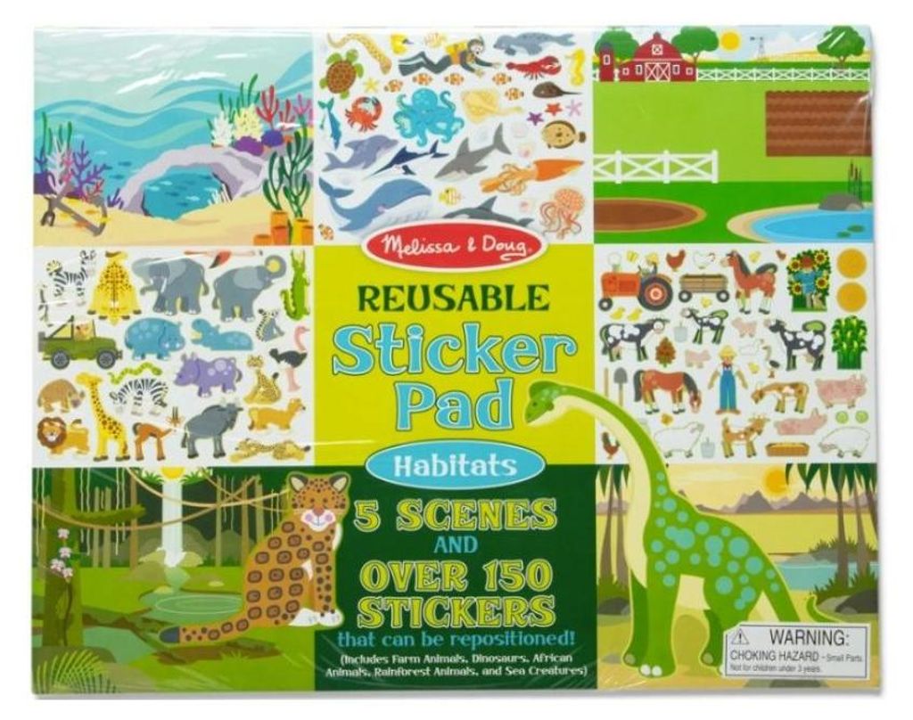 Melissa & Doug Blocco adesivo riutilizzabile - Habitat Immagine del prodotto 