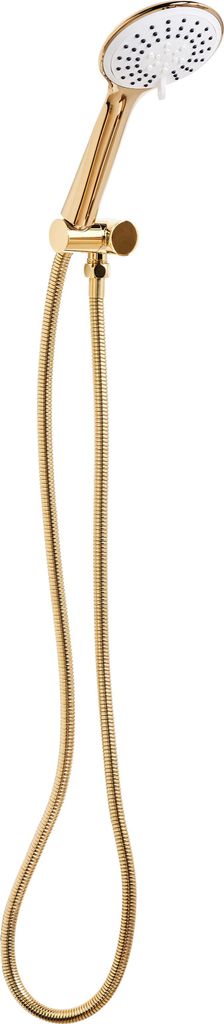 BELIANI Duschkopf mit Brauseschlauch Gold ABS Edelstahl 3 Strahlarten Modern Klassisch Handbrause Set für Badezimmer Dusche