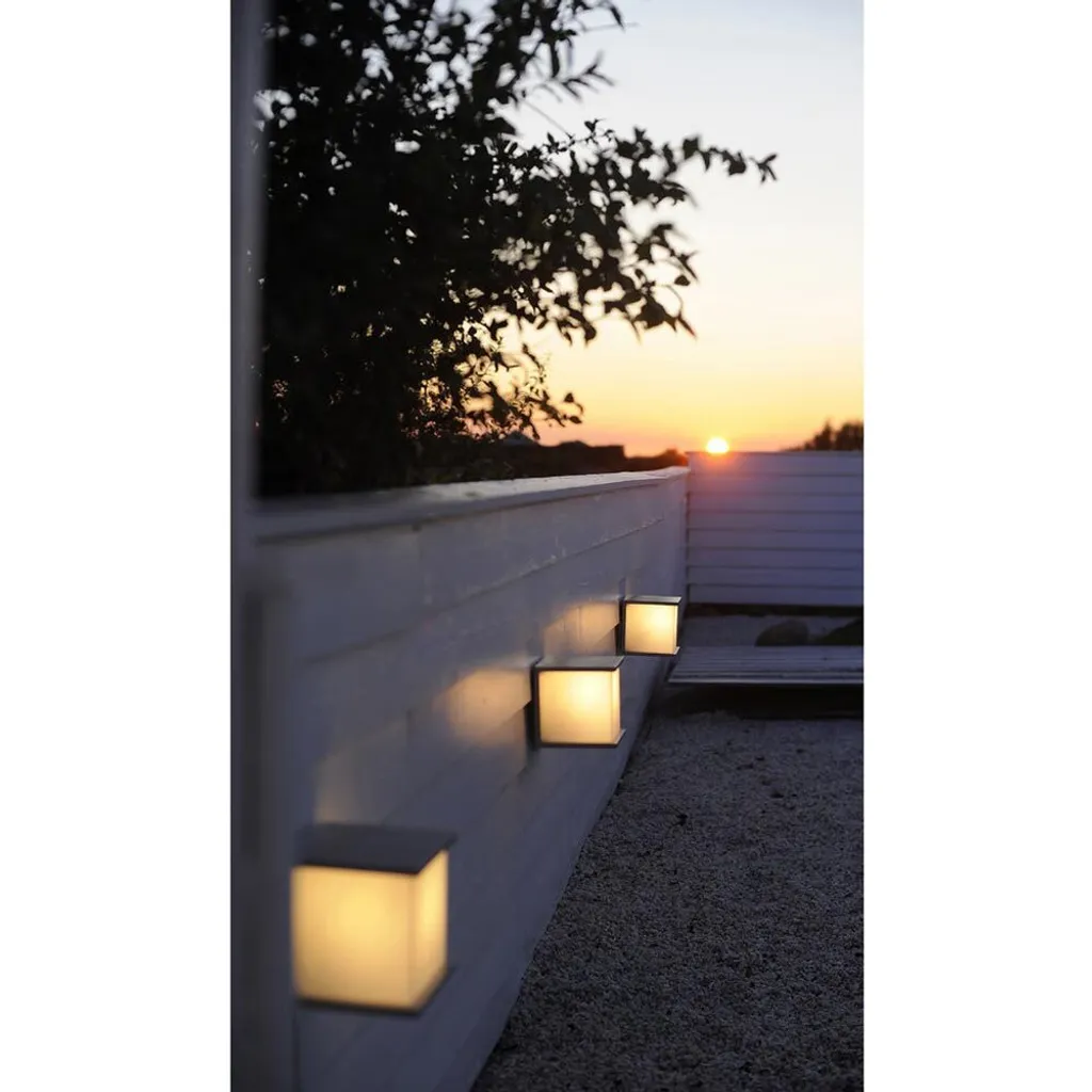Éclairage Extérieur Design pour Terrasse et Entrée - Applique Cube E27 - 9