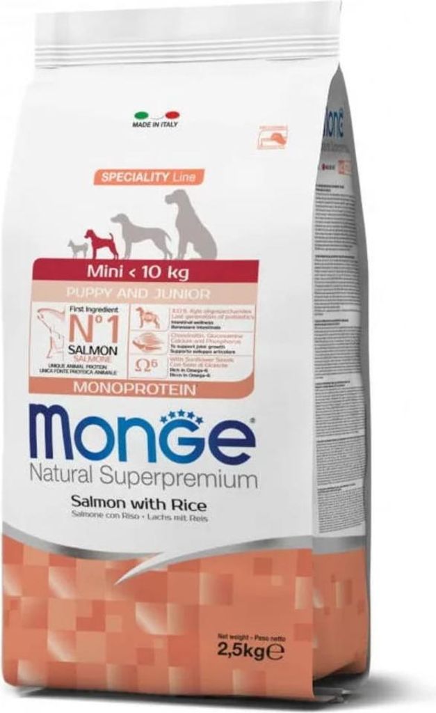 Monge Mini Puppy, alimento para cachorros de razas Imagen del producto 