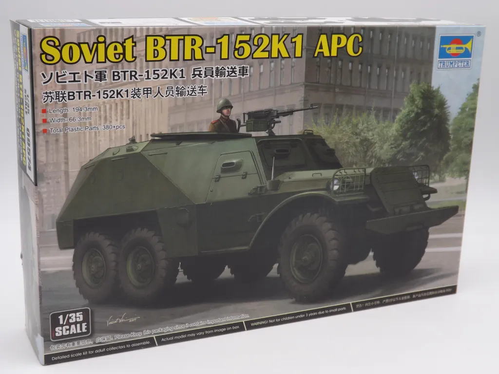 BTR-152K1 Trumpeter 09574 Maquette Blindée 1:35 avec Détails Photo-découpe