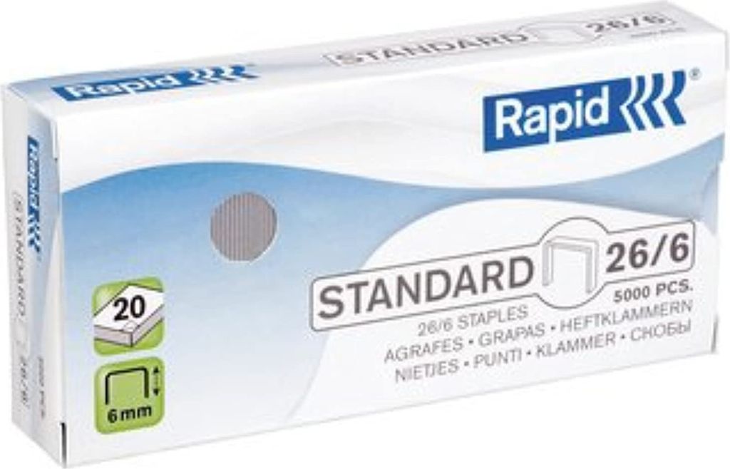 Rapid 23/10 - Klammerpack - 23/10 - 1 cm - 1000 Produktbild 