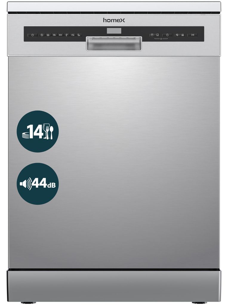 homeX Geschirrspüler 60 cm, Spülmaschine freistehend - 14 Produktbild 