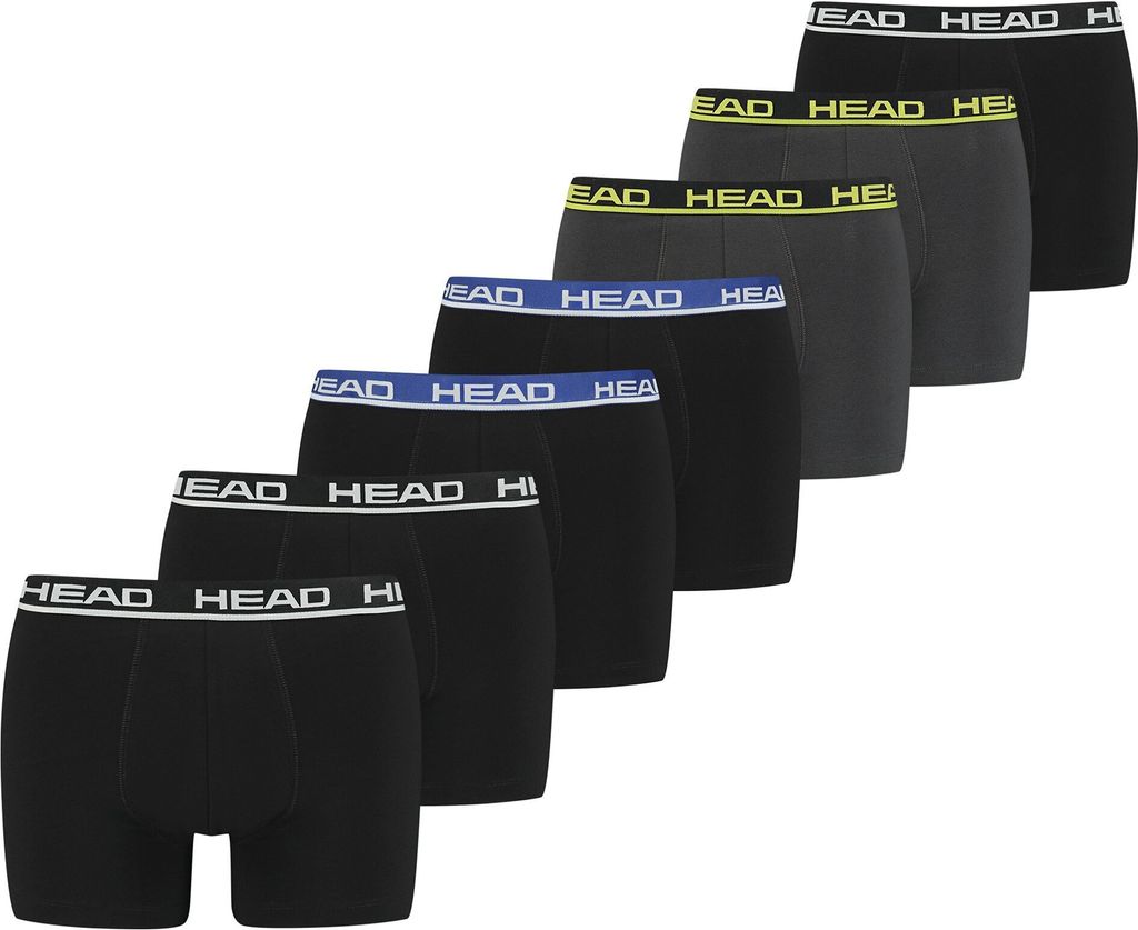 HEAD BASIC BOXER 7P ECOM - black / blue / phantom (001) - S Produktbild 