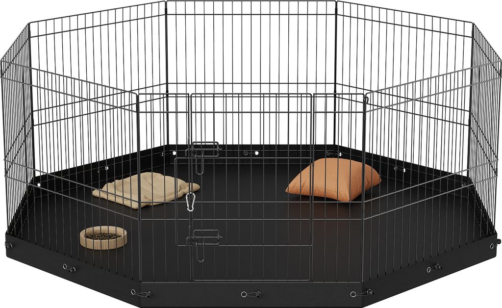 SucceBuy Hundelaufstall mit 8 Paneelen, 61 cm hoch, Produktbild 