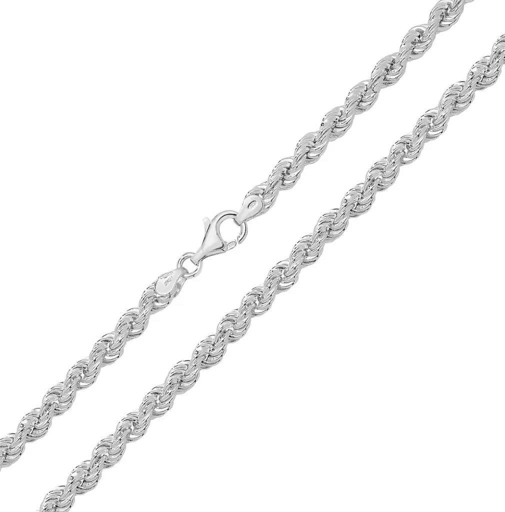 Chaîne en Argent 925 Femme 51cm - Collier Anti-Ternissement et Solide