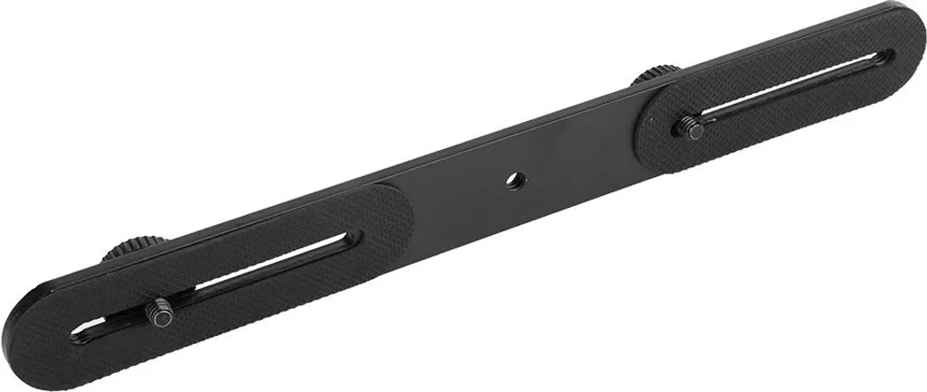Supporto Doppio Flash con 2 Viti 1/4 Universale per Treppiede SLR