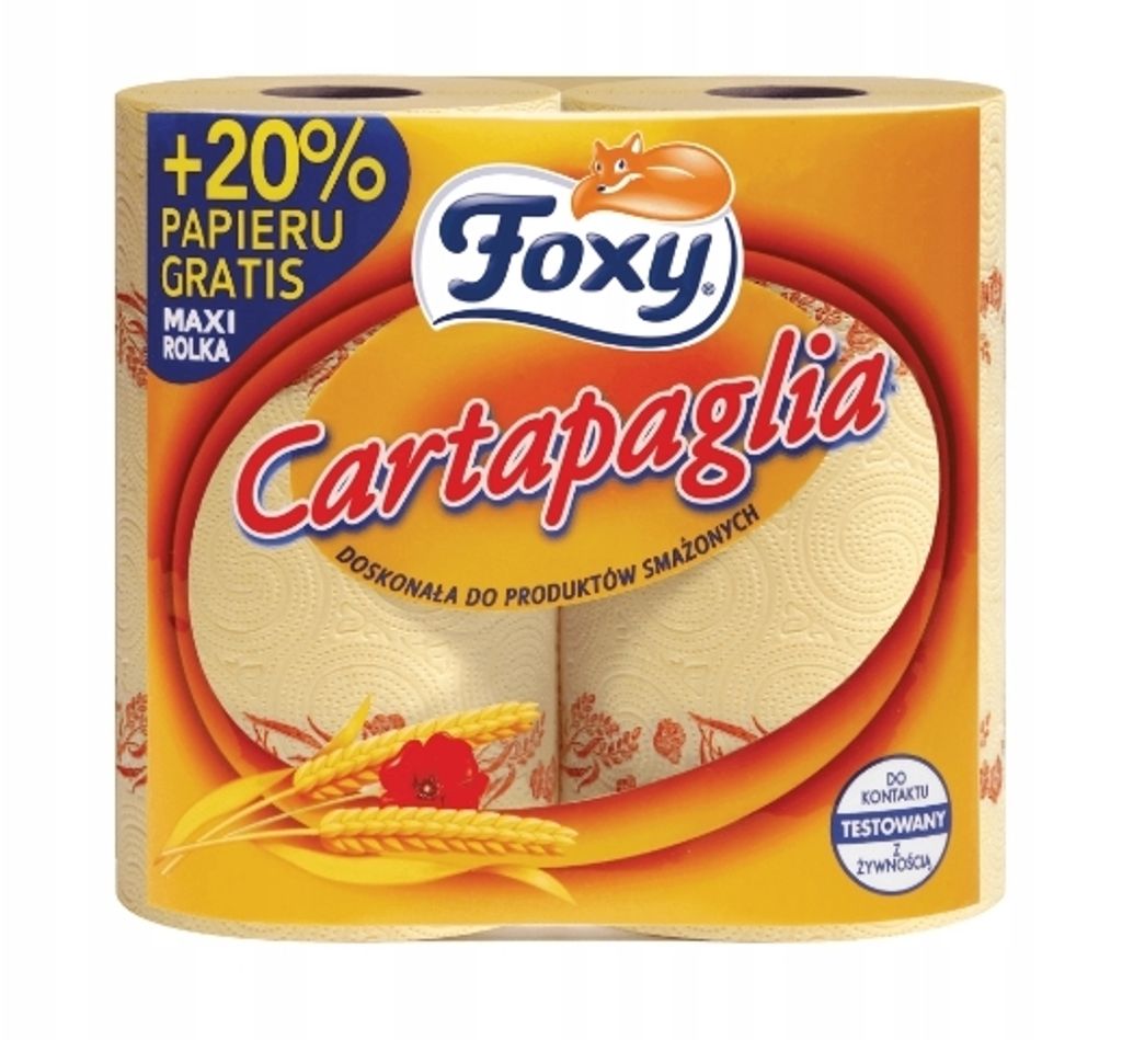 Ręcznik kuchenny Foxy 2 rolki 2-warstwowy Zdjęcie produktu 