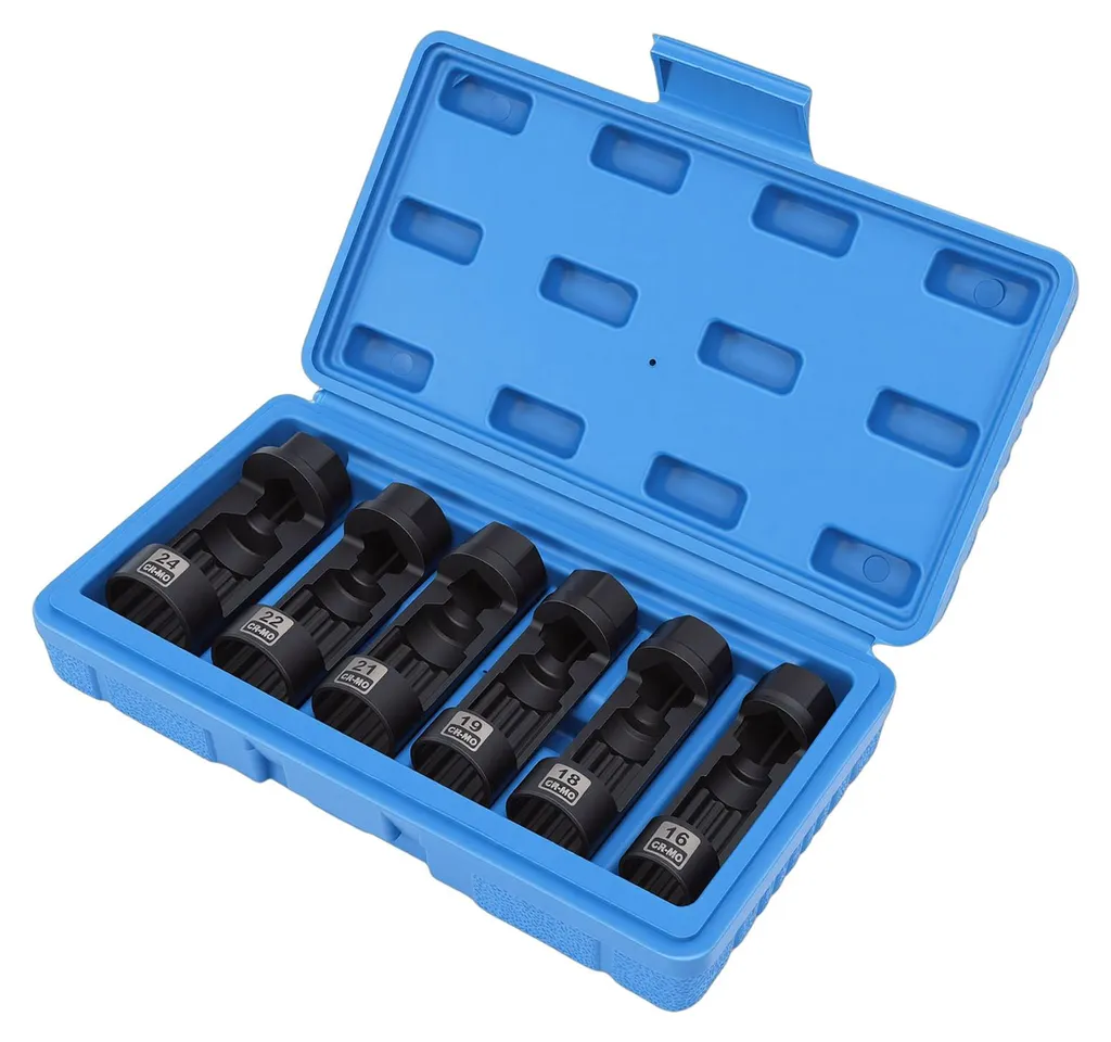 Jeu de 6 douilles pour écrous de jambe de suspension 16mm à 24mm