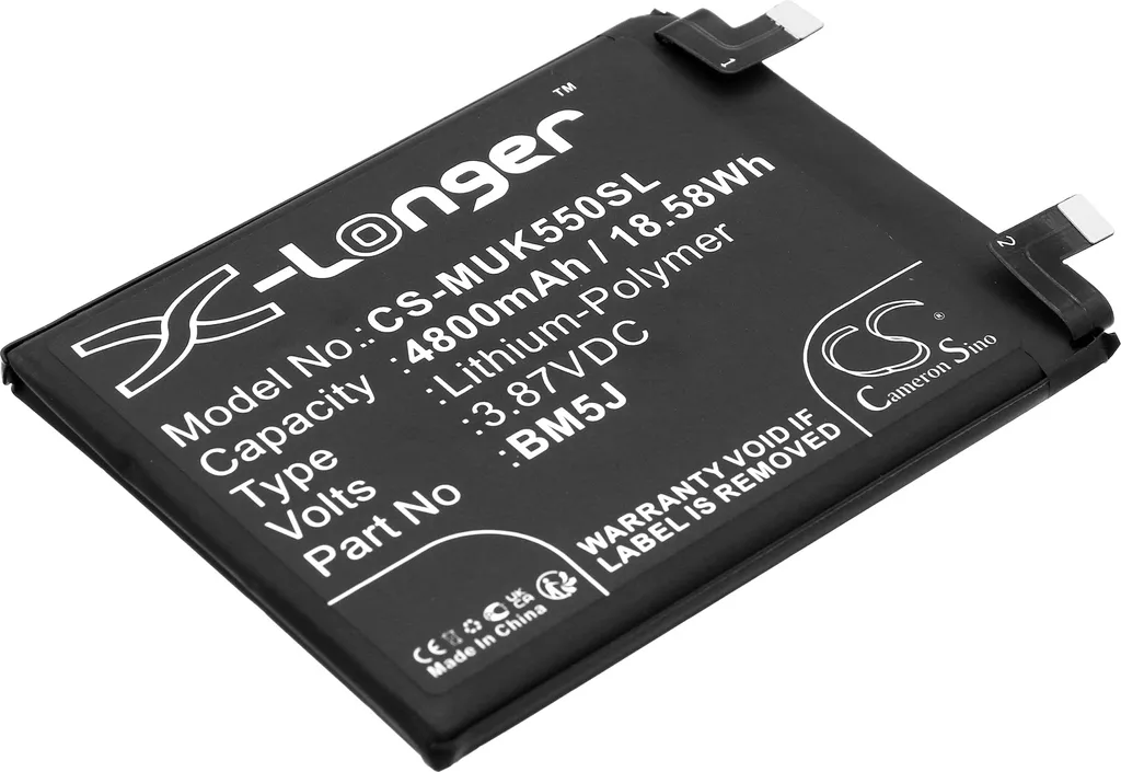 Batterie BM5J pour Redmi 12T Pro - Cellules Li-Polymer Longue Durée
