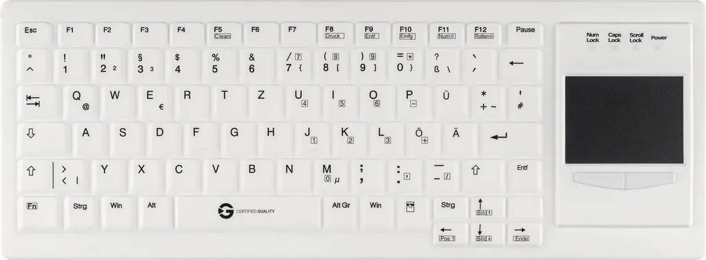 Clavier silicone IP68 sans fil avec touchpad haute précision KG30219