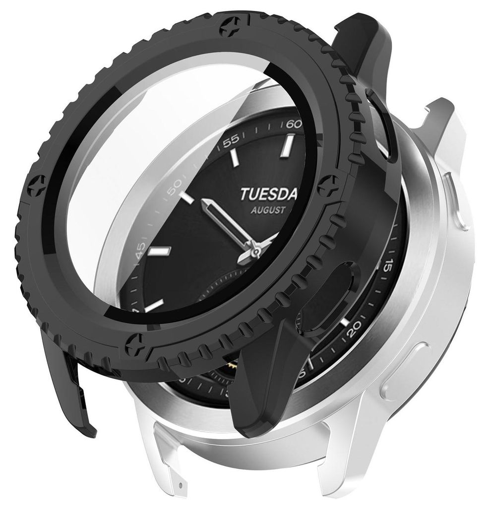 Für Xiaomi Watch S3 Kunststoff Smart Watch Hülle + H9 Produktbild 