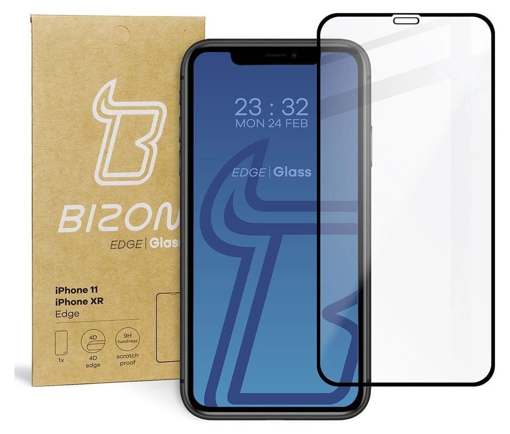 Gehärtetes Glas für iPhone 11 / iPhone XR, Bizon Glass Produktbild 