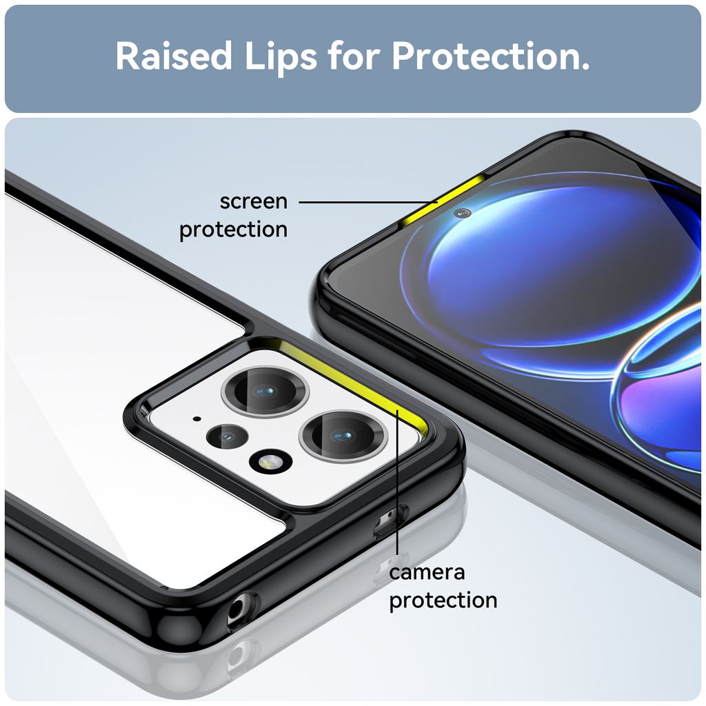 Redmi Pad Pro Pen Custodia In Silicone Gel Trasparente Per Xiaomi Redmi 12C, Note 12 (4G/5G/Pro) - Slim, Antiurto, Antigraffio Realme Pad Mini - Foto 9