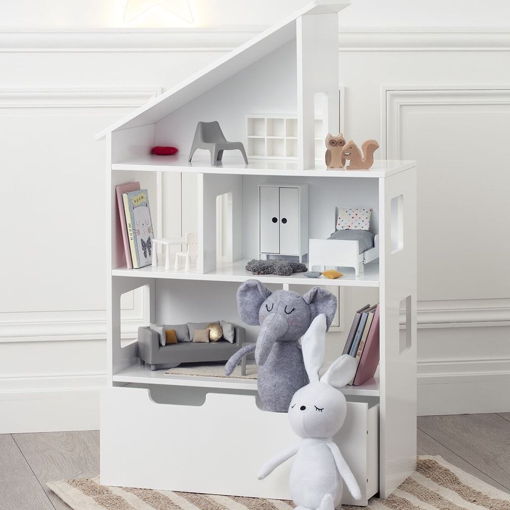 Biblioteczka dla dzieci, ze schowkiem na zabawki Zdjęcie produktu 2