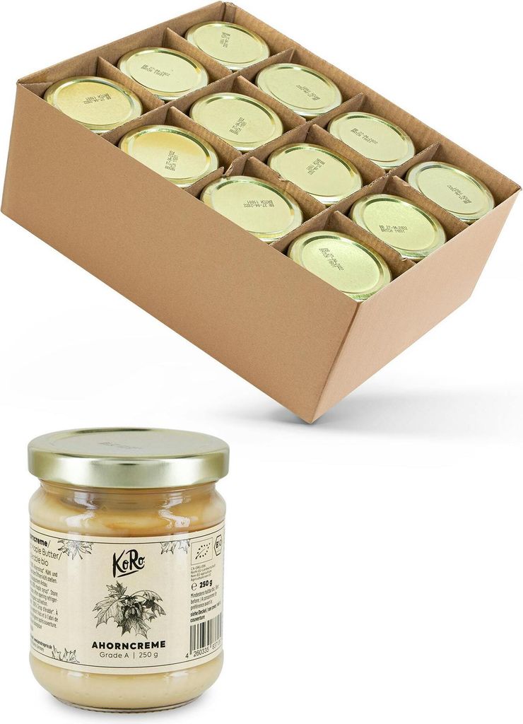 KoRo I Ahorncreme 12 x 250 g
