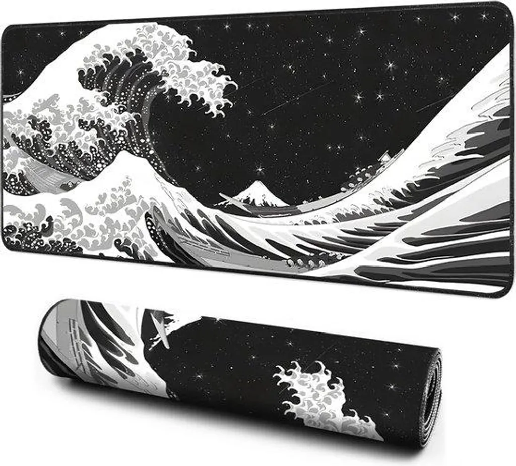 Tapis de souris XXL anti-glisse 800x300mm pour stabiliser votre clavier