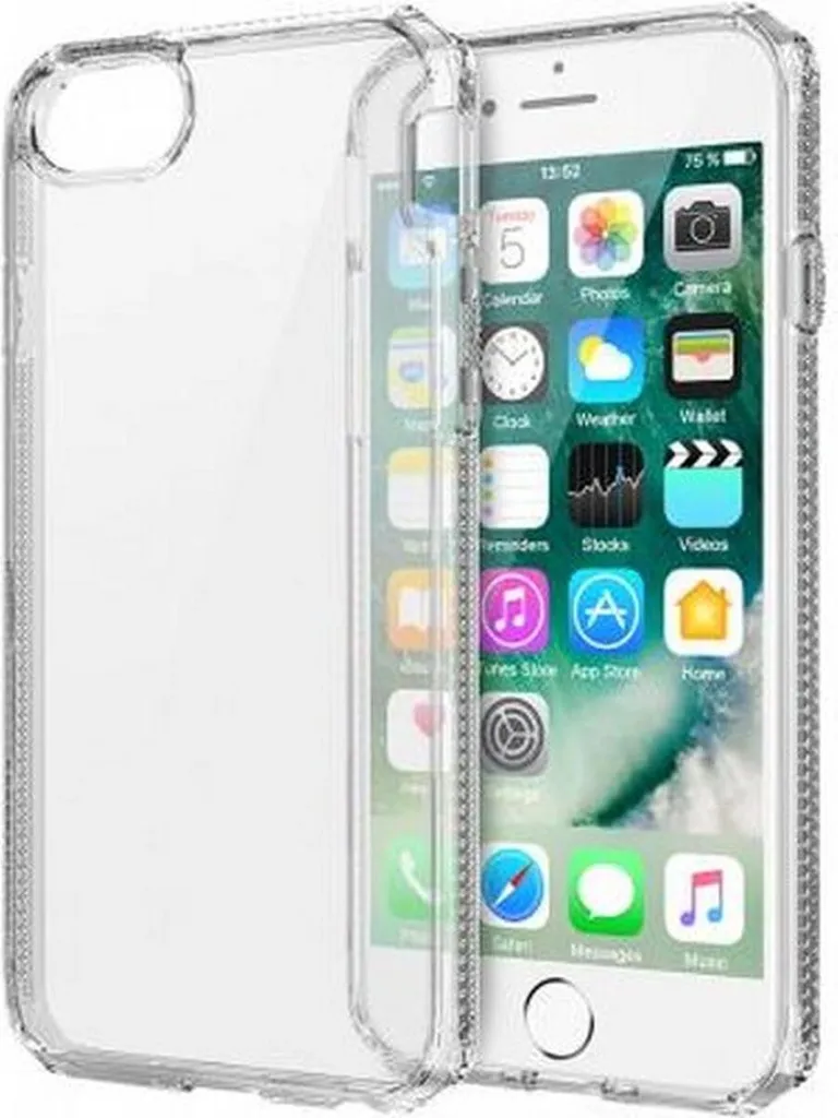 Custodia iPhone SE 2022 Itskins Hybrid Trasparente Military Grade