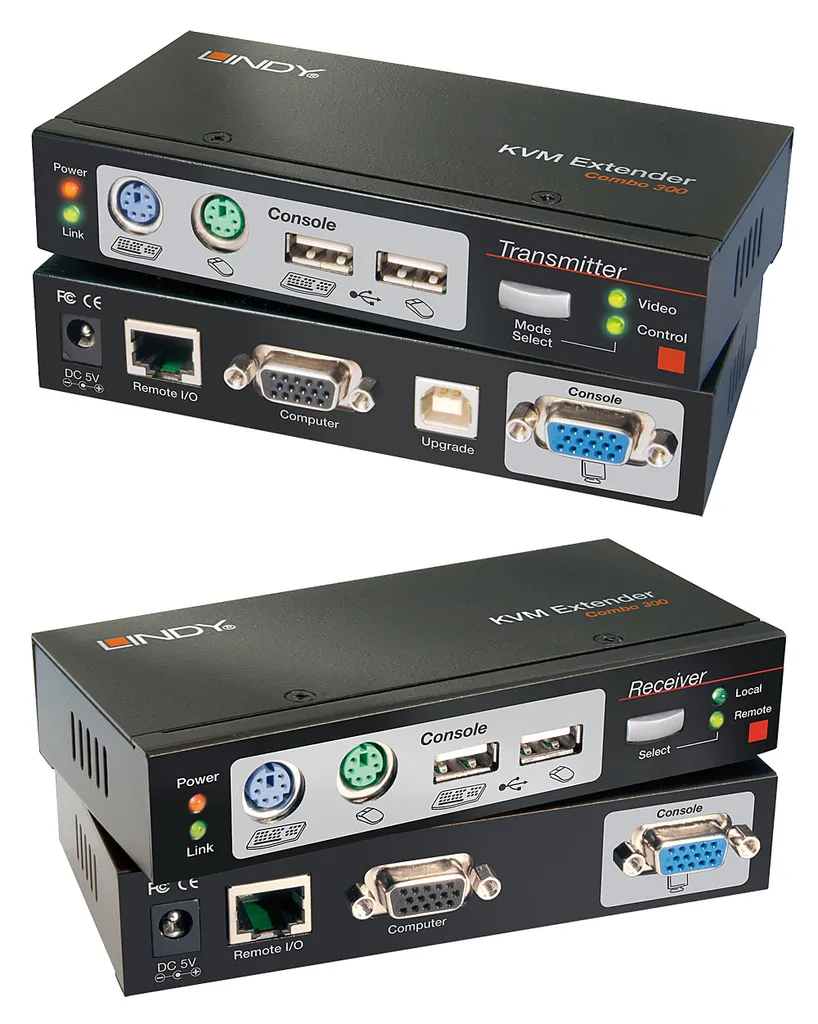 Solution KVM Lindy 300m USB VGA pour Éliminer le Bruit et la Chaleur