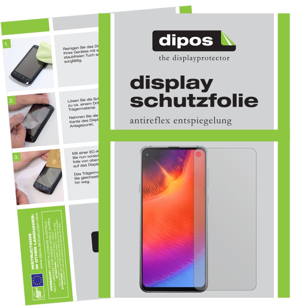 2+2x Schutzfolie für Samsung Galaxy A9 Pro (2019) matt Displayschutzfolie Folie