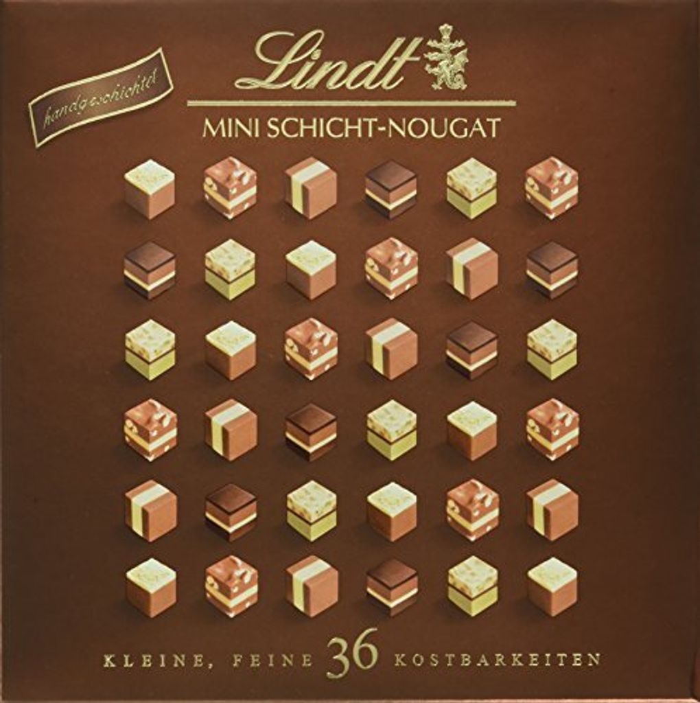 Lindt & Sprüngli Mini Pralinés Nougat, 1er Pack (1 x 165 g) Produktbild 