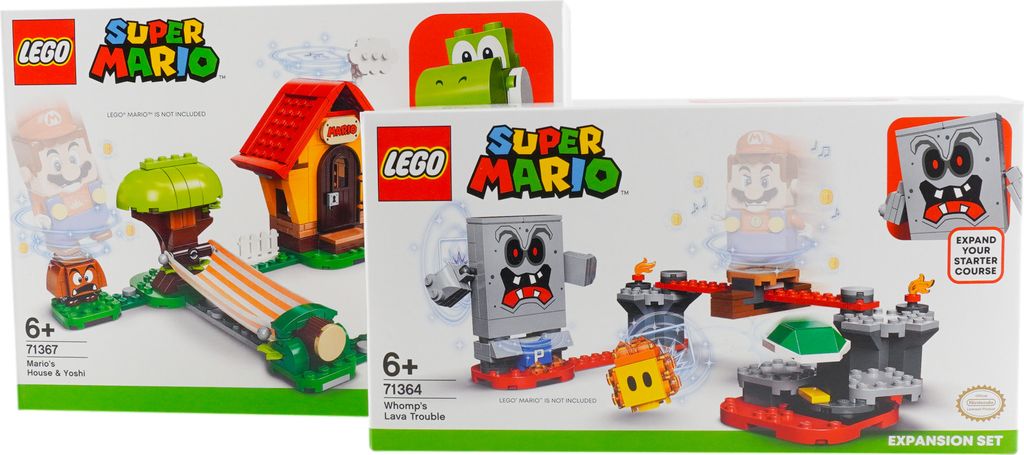 LEGO Super Mario Doppelpack - Abenteuer mit Yoshi & Lava-Action! - 71376 71364 NEU! 2 Sets