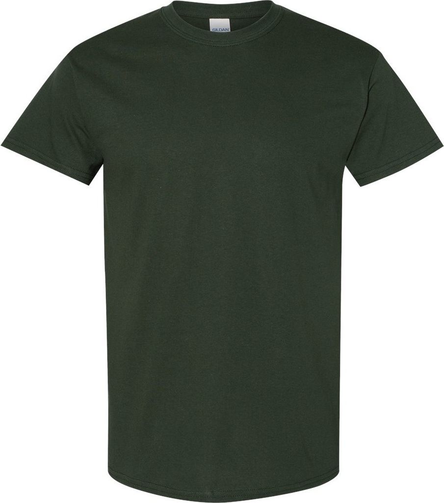 Gildan Herren T-Shirt (5 Stück/Packung) BC4807 (S) (Waldgrün)