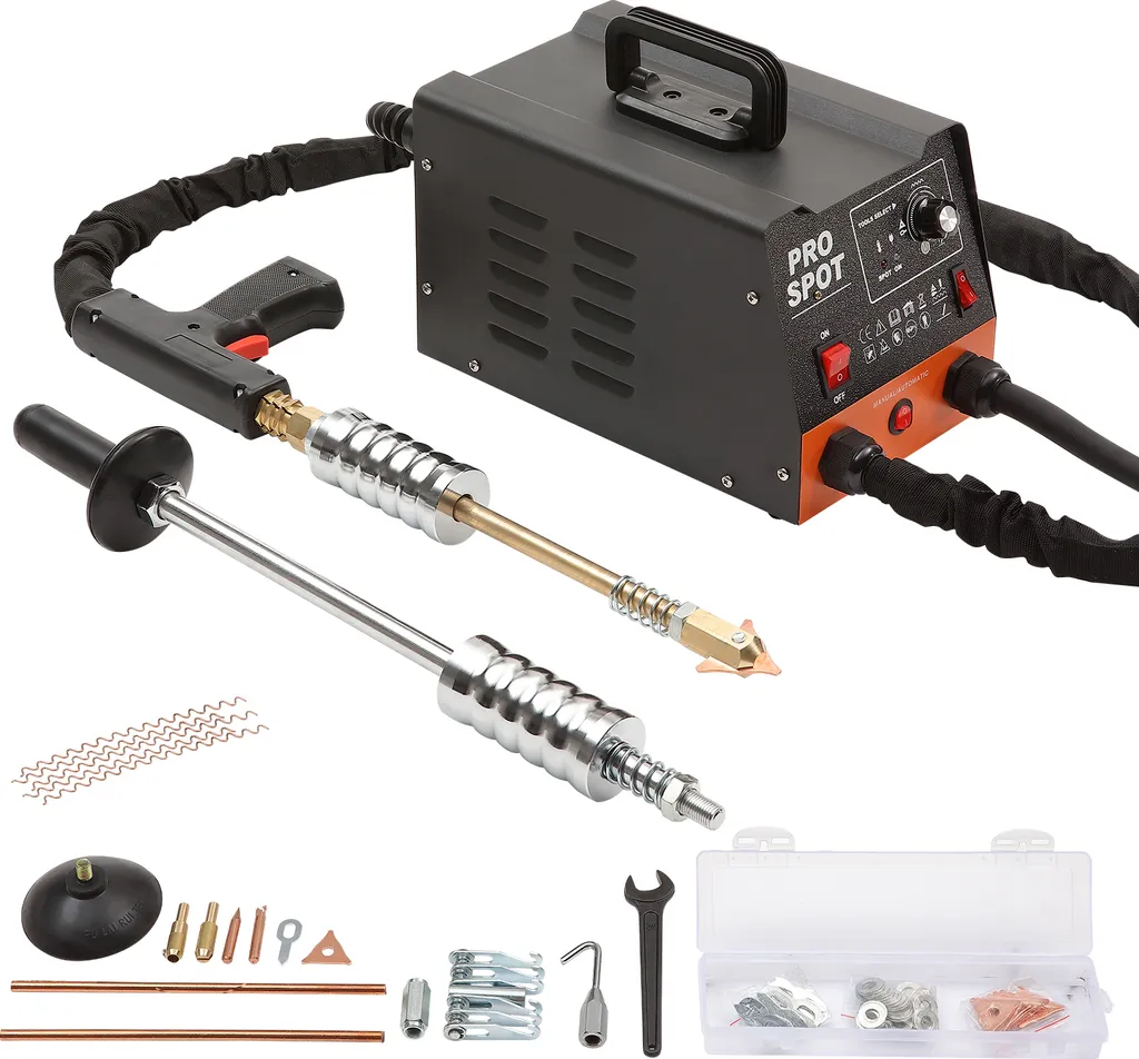Kit de réparation de bosses pour voiture avec soudeuse par points 3KW