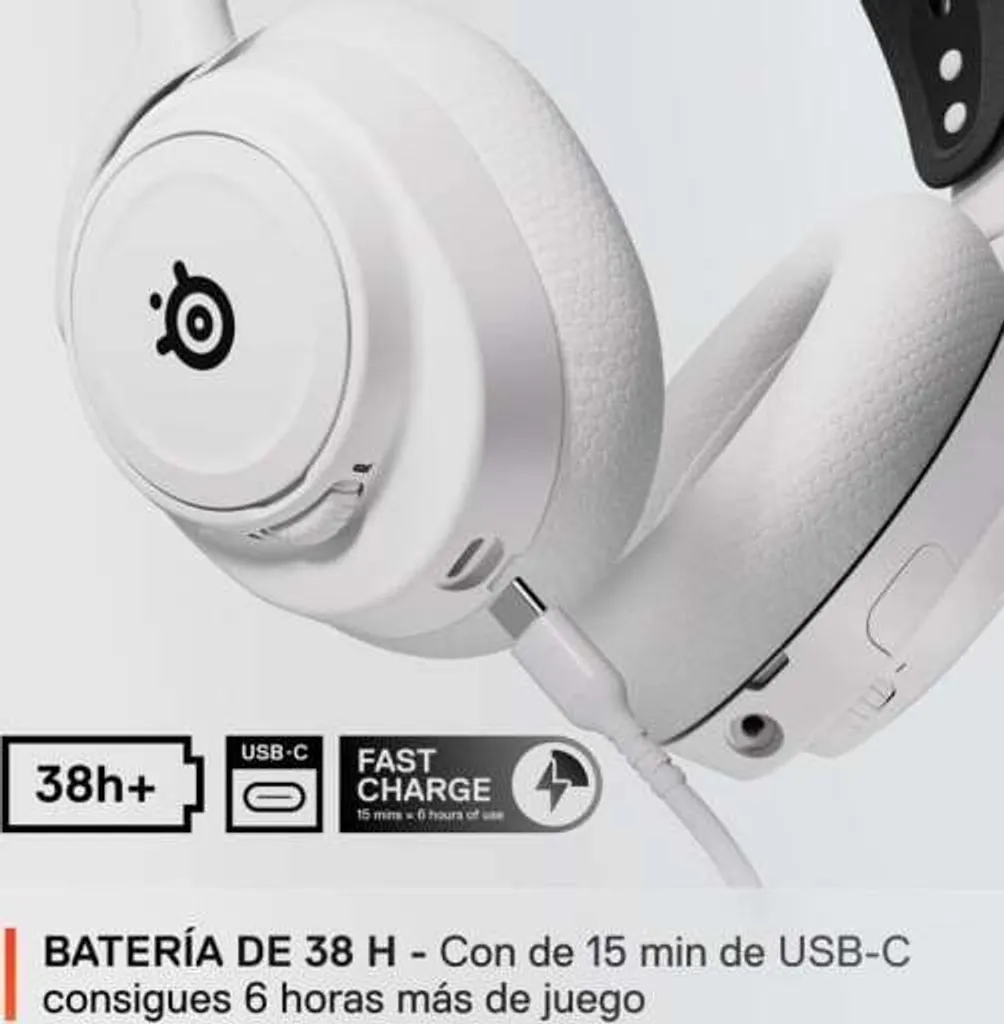 Casque de jeu sans fil SteelSeries Arctis Nova 7X Audio Spatial Blanc Xbox - 6
