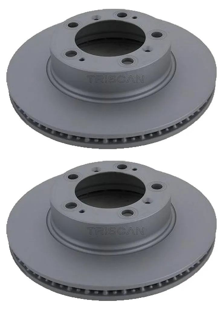 Paire de disques de frein avant ventilés 298mm adaptés à la BOXSTER