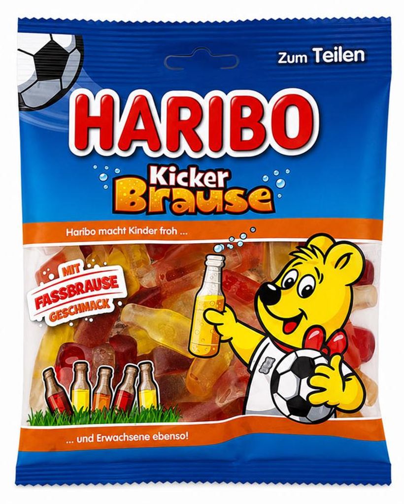 Haribo Kicker Brause ovocná žuvačka s príchuťou Fassbrause Obrázok produktu 