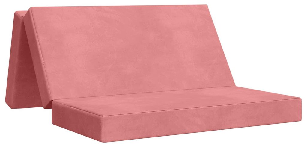 vidaXL Klappsofa Bett 140 x 67 x 45 cm Rosa