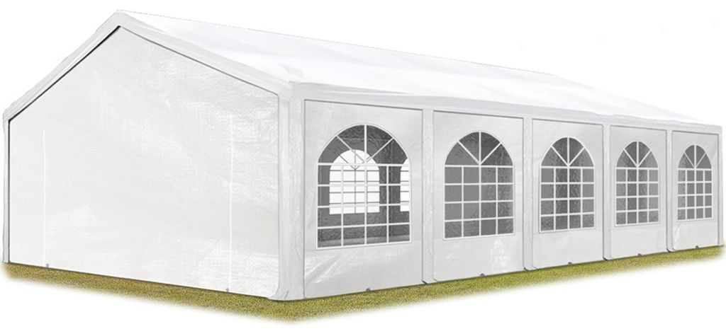 TOOLPORT Hochwertiges Partyzelt 5x10 m Pavillon Zelt PE Produktbild 