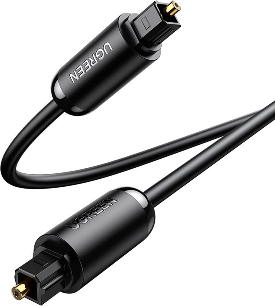 Ugreen AV122 Optisches SPDIF/Toslink Audiokabel 2 Meter - Schwarz