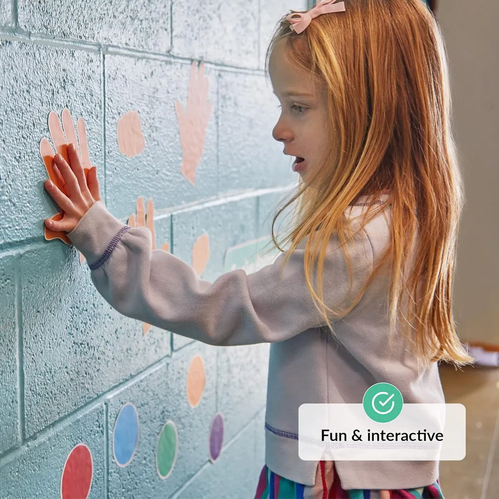 Autocollants parcours sensoriel école - Kit pédagogique sol et murs