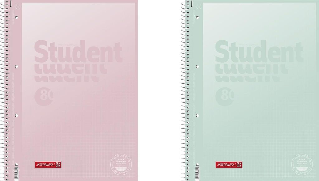 Brunnen 10-67 328 96, Abbildung, Mintfarbe, Pink, A4, 80 Produktbild 