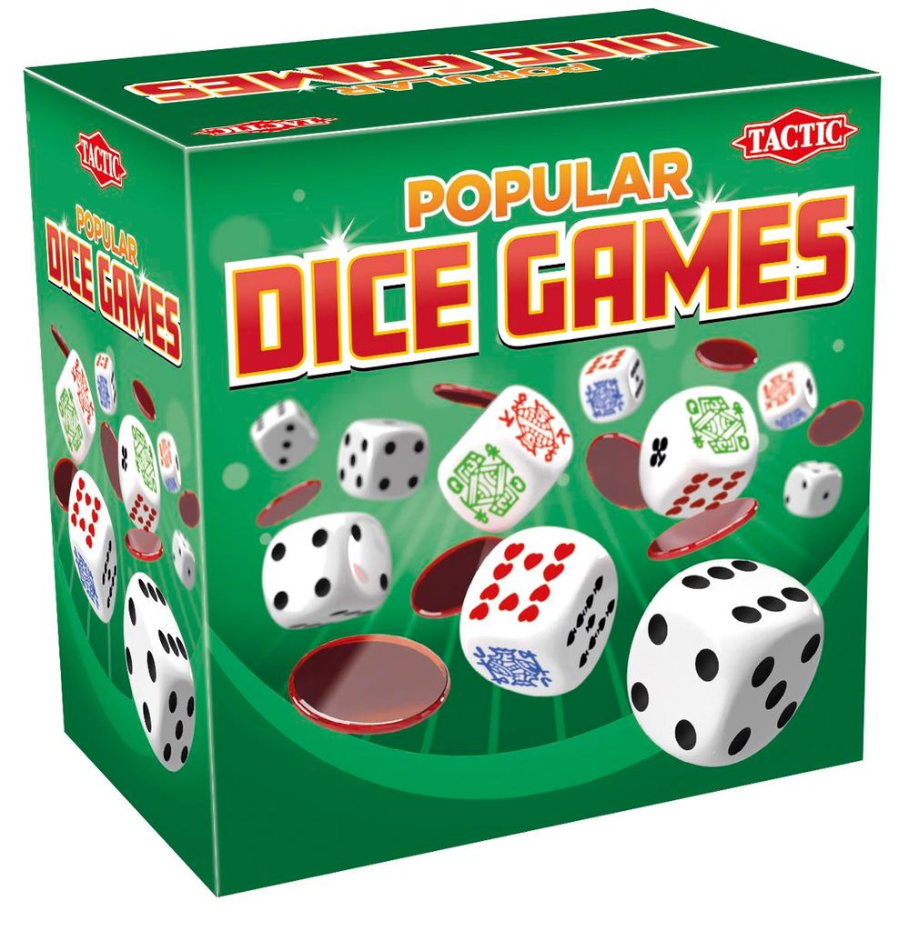 Tactic Popular Dice Games, Dospelý a dieťa, Akékoľvek Obrázok produktu 