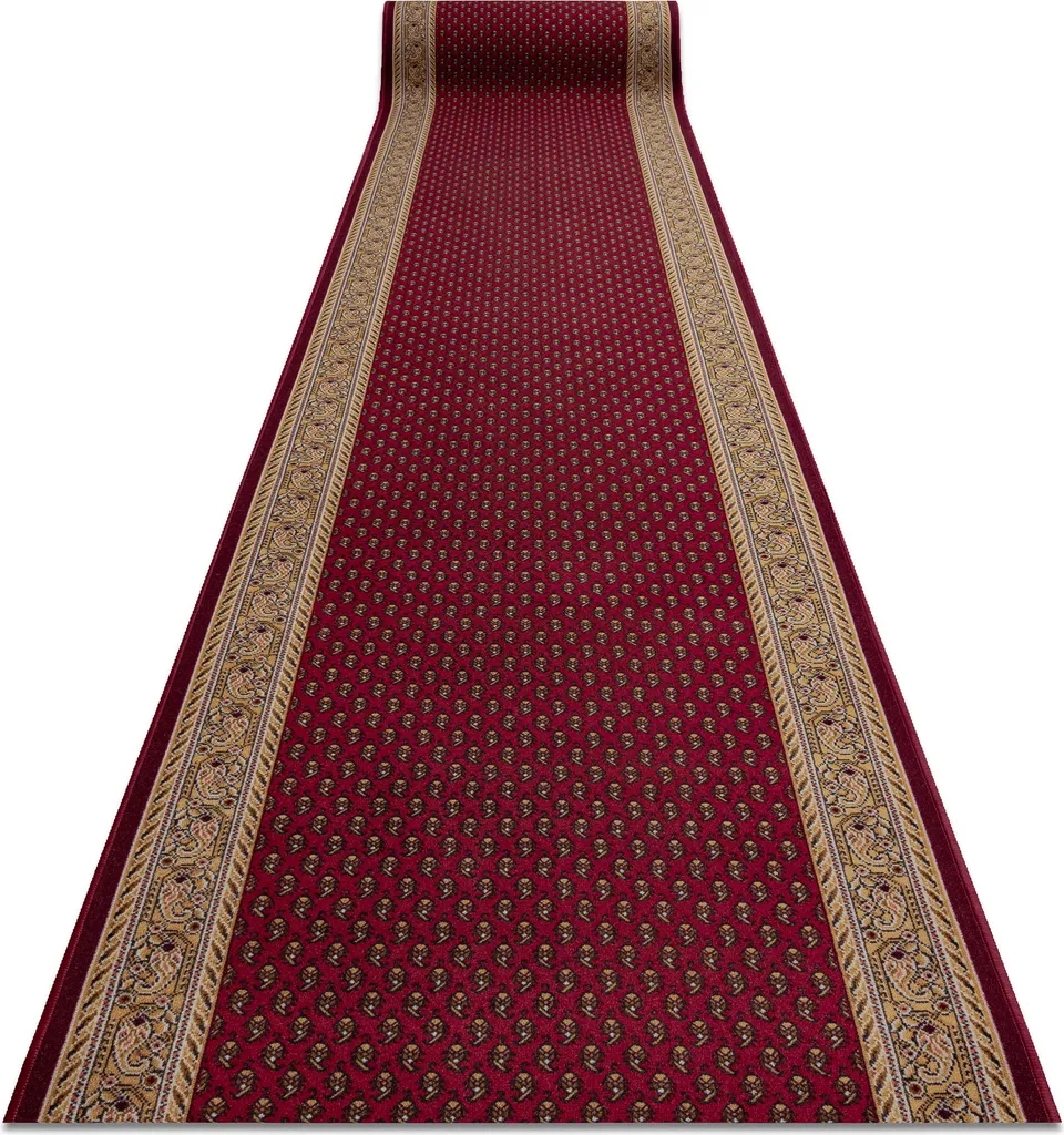 Tapis de passage pour couloir long INCA violet rouge 67x380 cm stable
