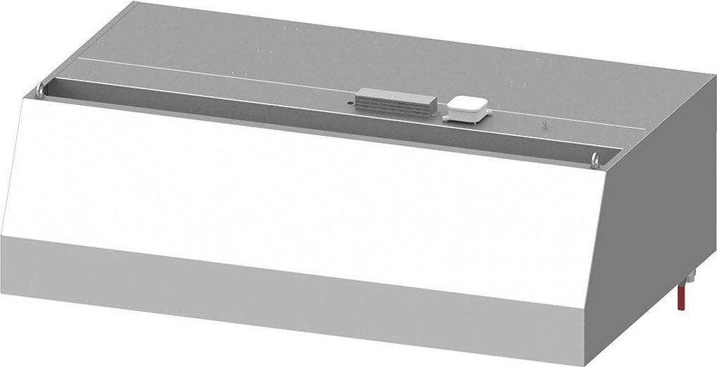 Wandhaube "Basic Line", Trapezform 1200 mm x 800 mm mit Flammschutzfilter Typ B