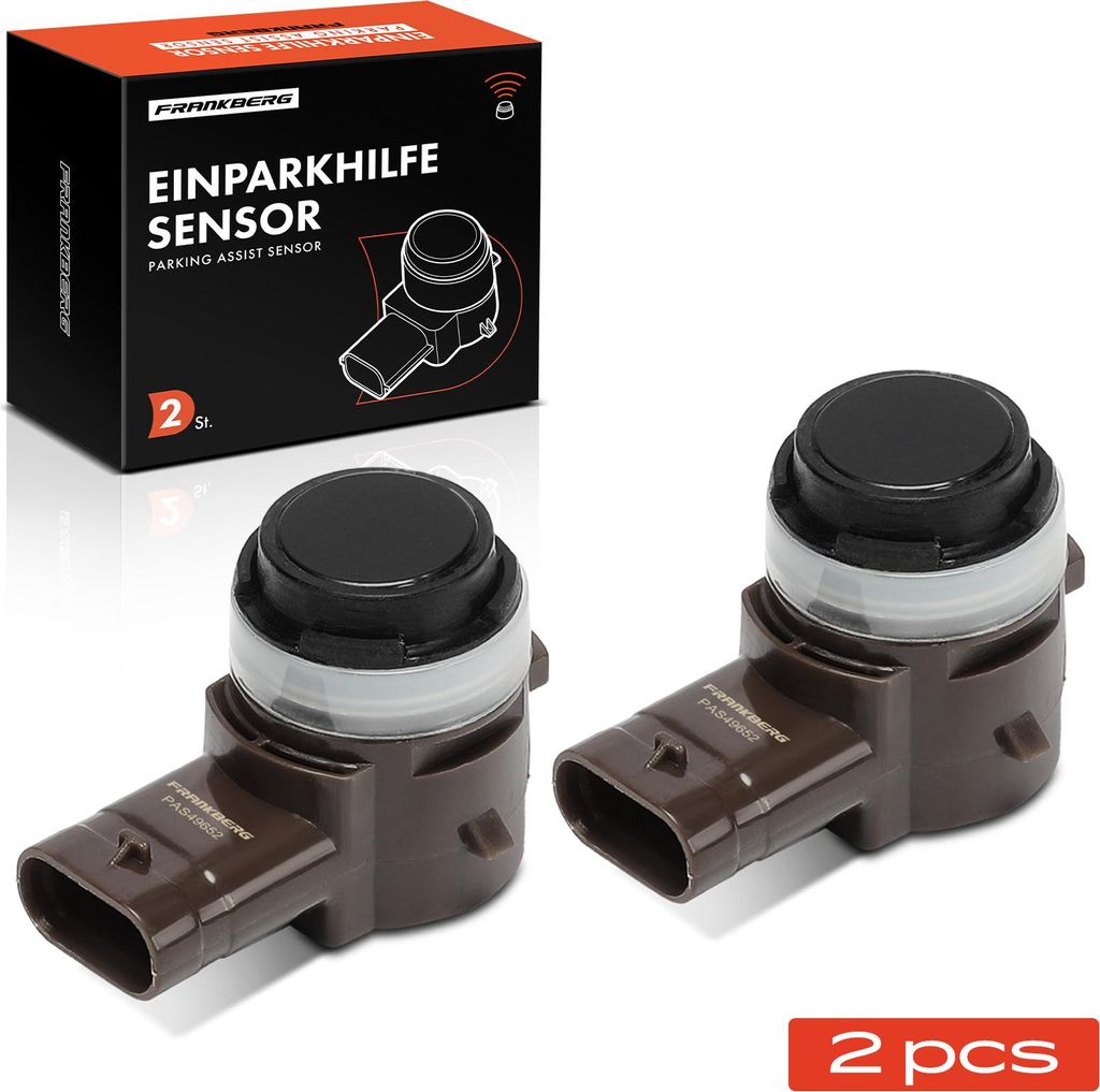 Frankberg 2x Parksensor PDC Sensor Vorne und Hinten für Audi A3 A4 A5 A6 Q3 Q5 TT BMW 2 5 6 7