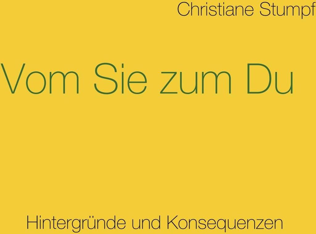 Vom Sie zum Du